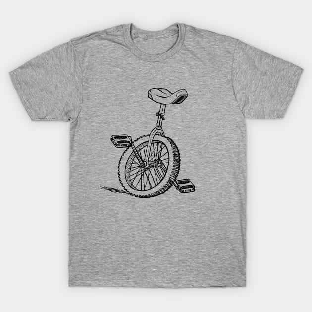 Unicycle T-Shirt by Kenjy737